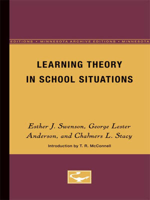 cover image of Learning Theory in School Situations